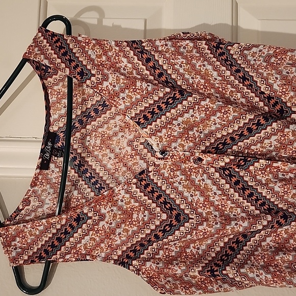 Print ladies short romper - Picture 2 of 3